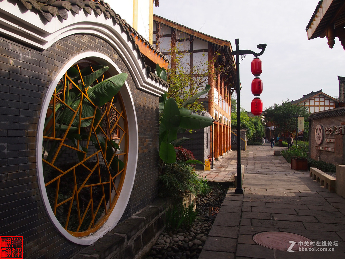 随拍峨眉院子川西建筑风格