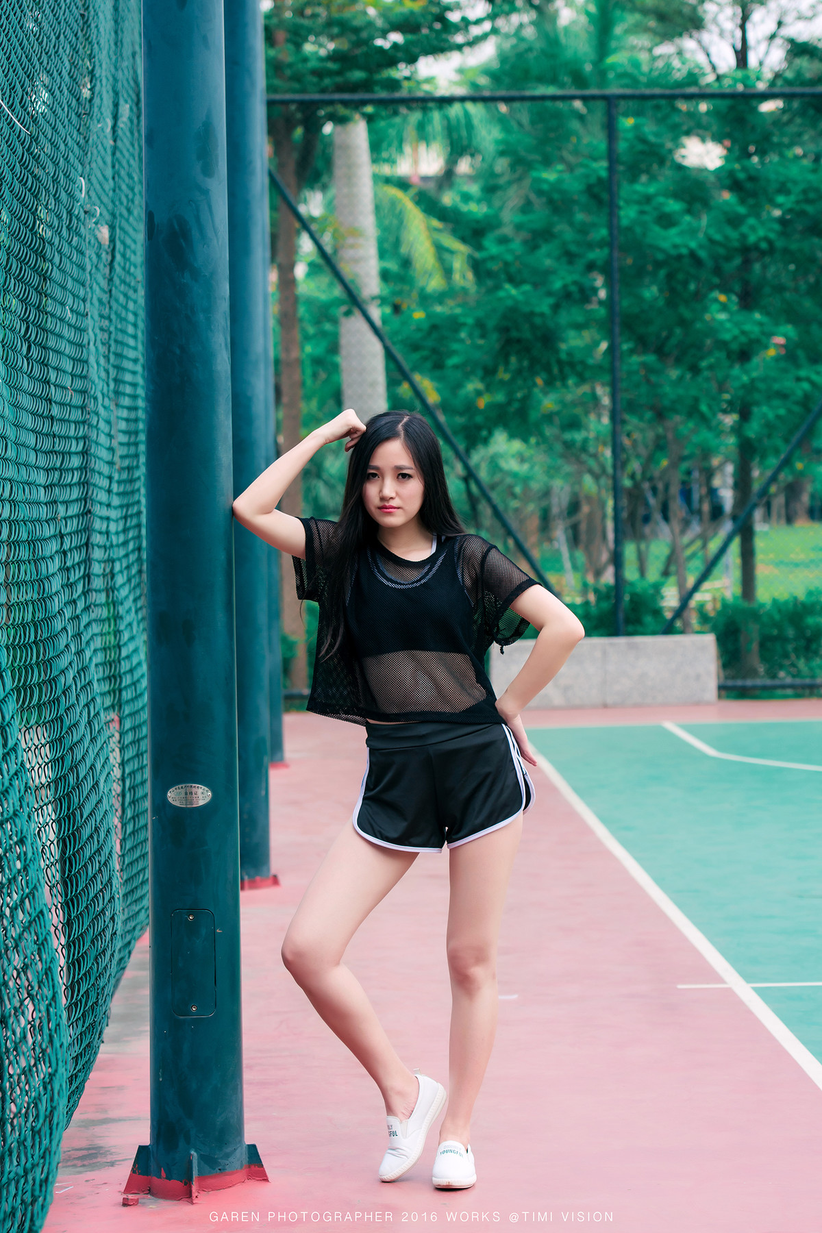 Basketball-girl  ___会武术和舞蹈的妹子打篮球