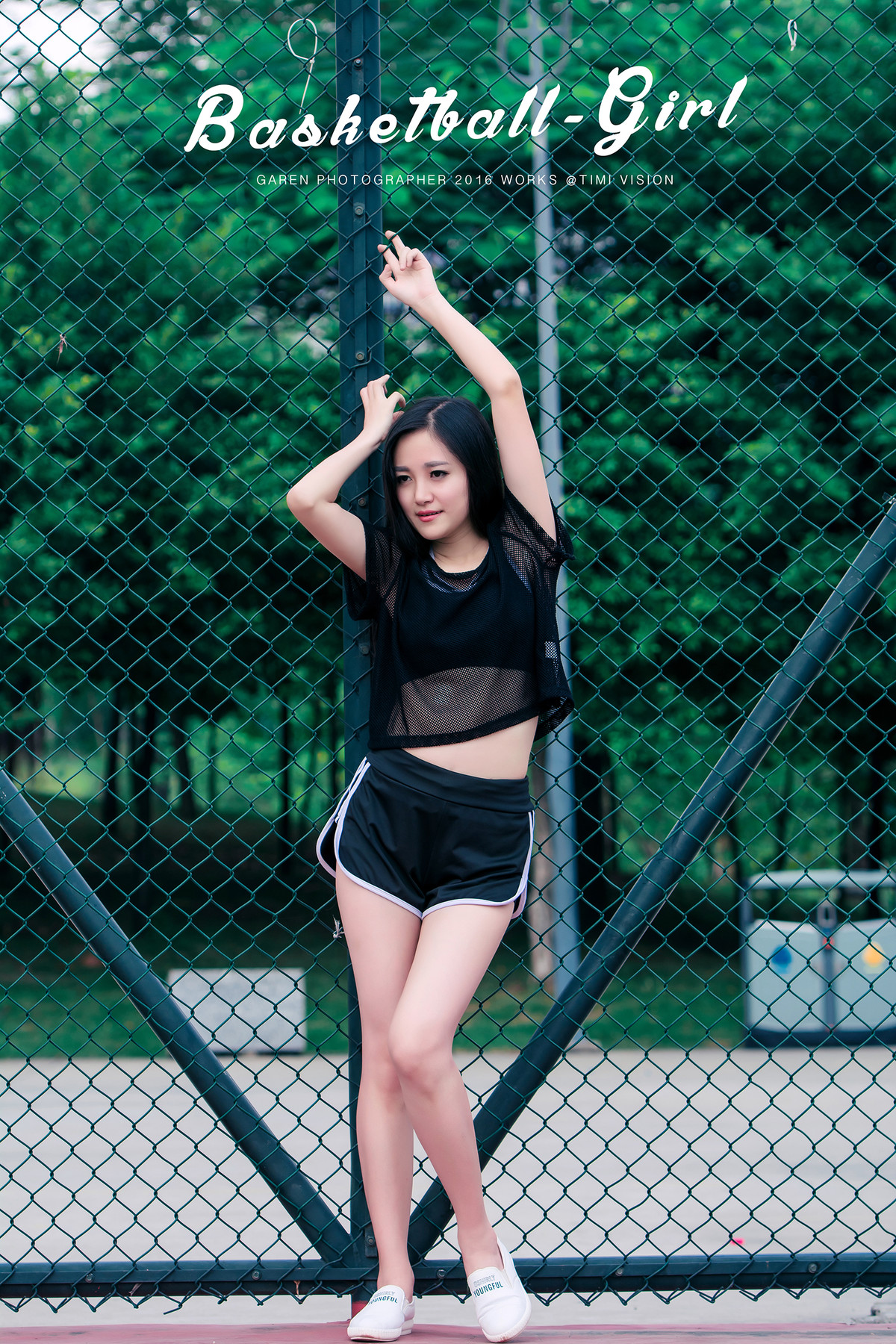 Basketball-girl  ___会武术和舞蹈的妹子打篮球