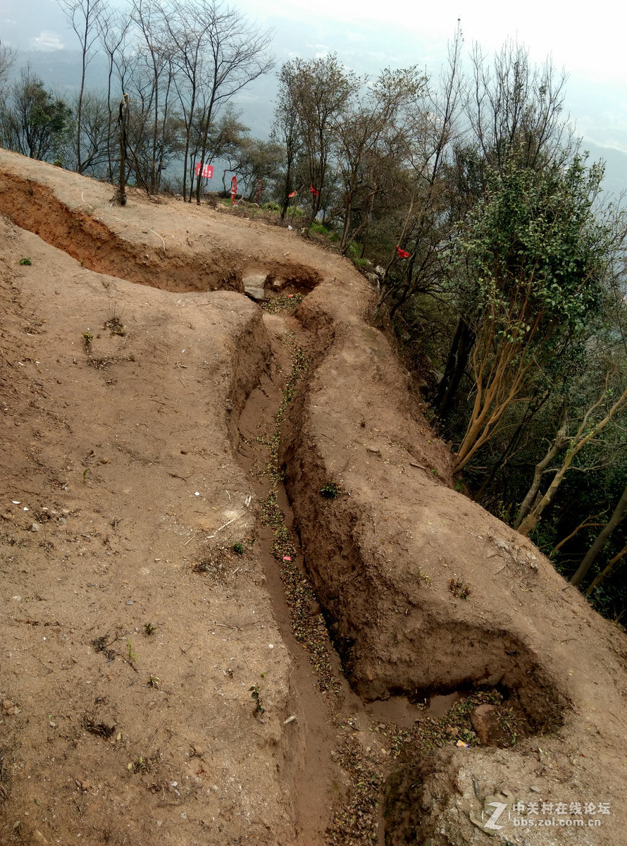 长沙抗日工事遗迹抗日将军杨汉域歼敌勒石