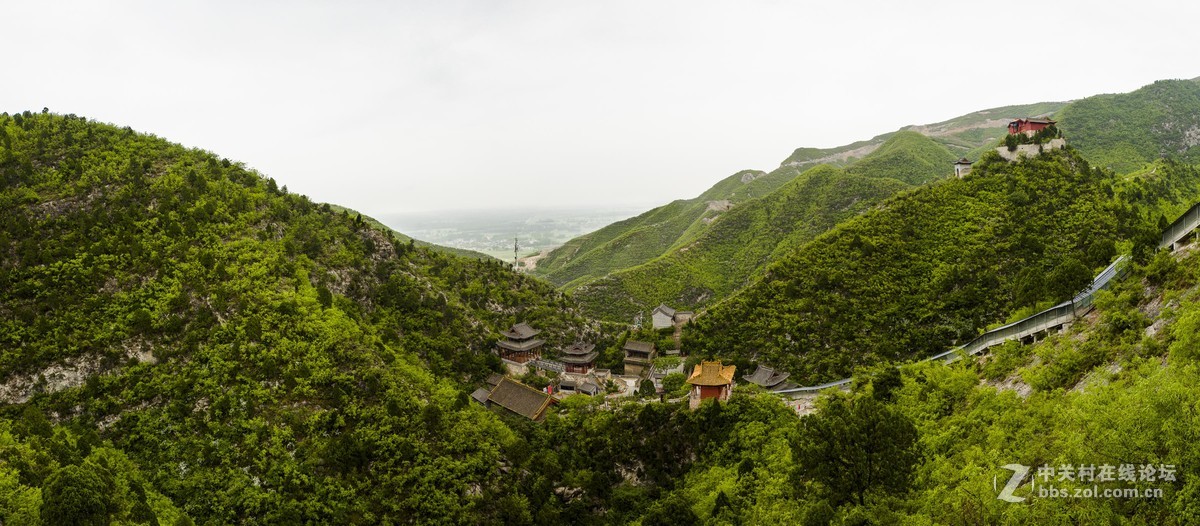 在上旅游片——阴雨龙澍峪