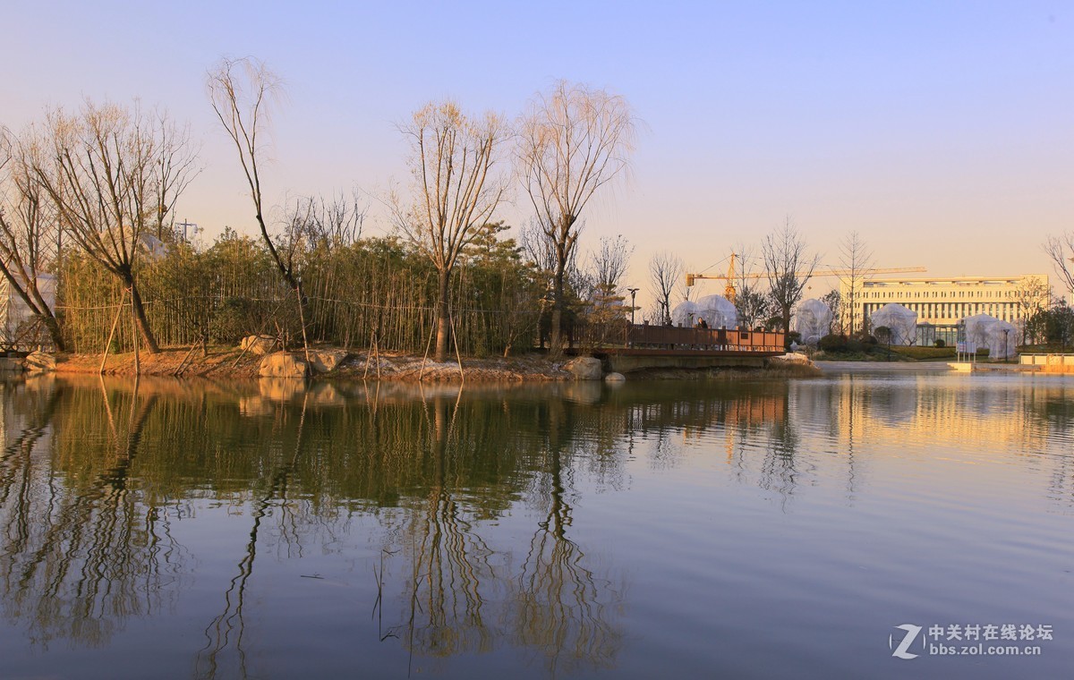 夕阳下的城市公园《下》