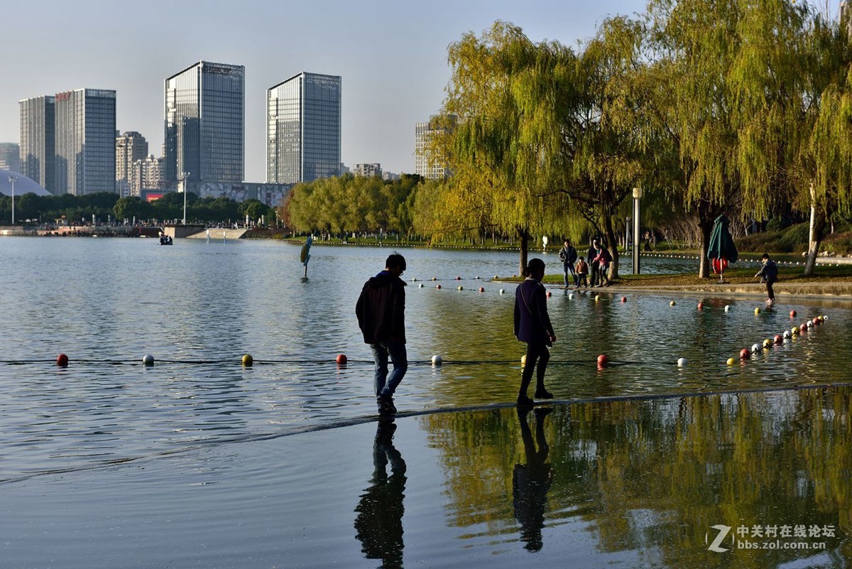 合肥市天鹅湖商务核心区美景