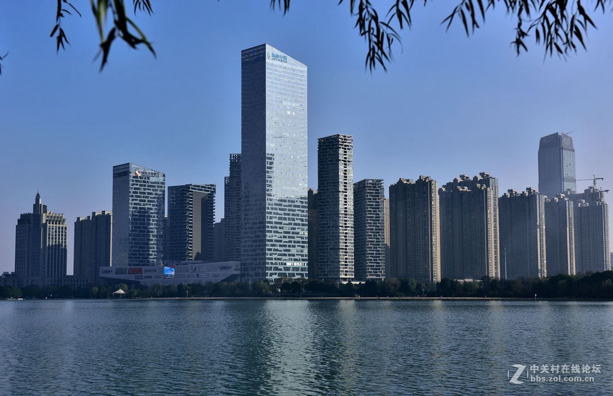 合肥市天鹅湖商务核心区美景