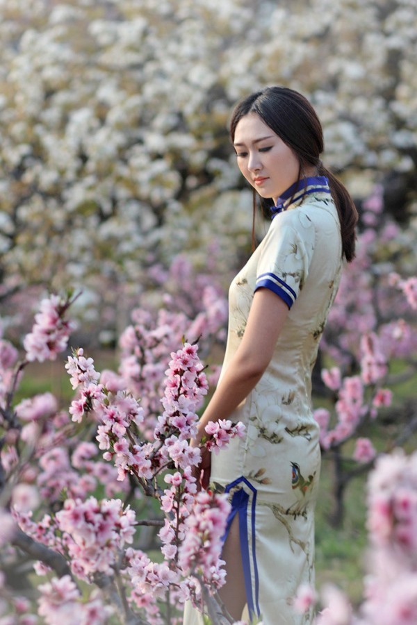 环境人像—桃李争妍