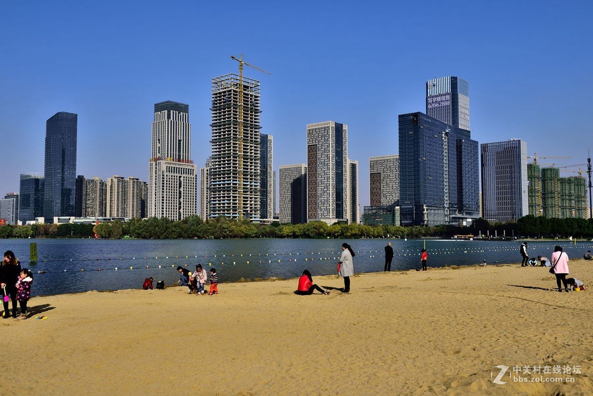 合肥市天鹅湖商务核心区美景