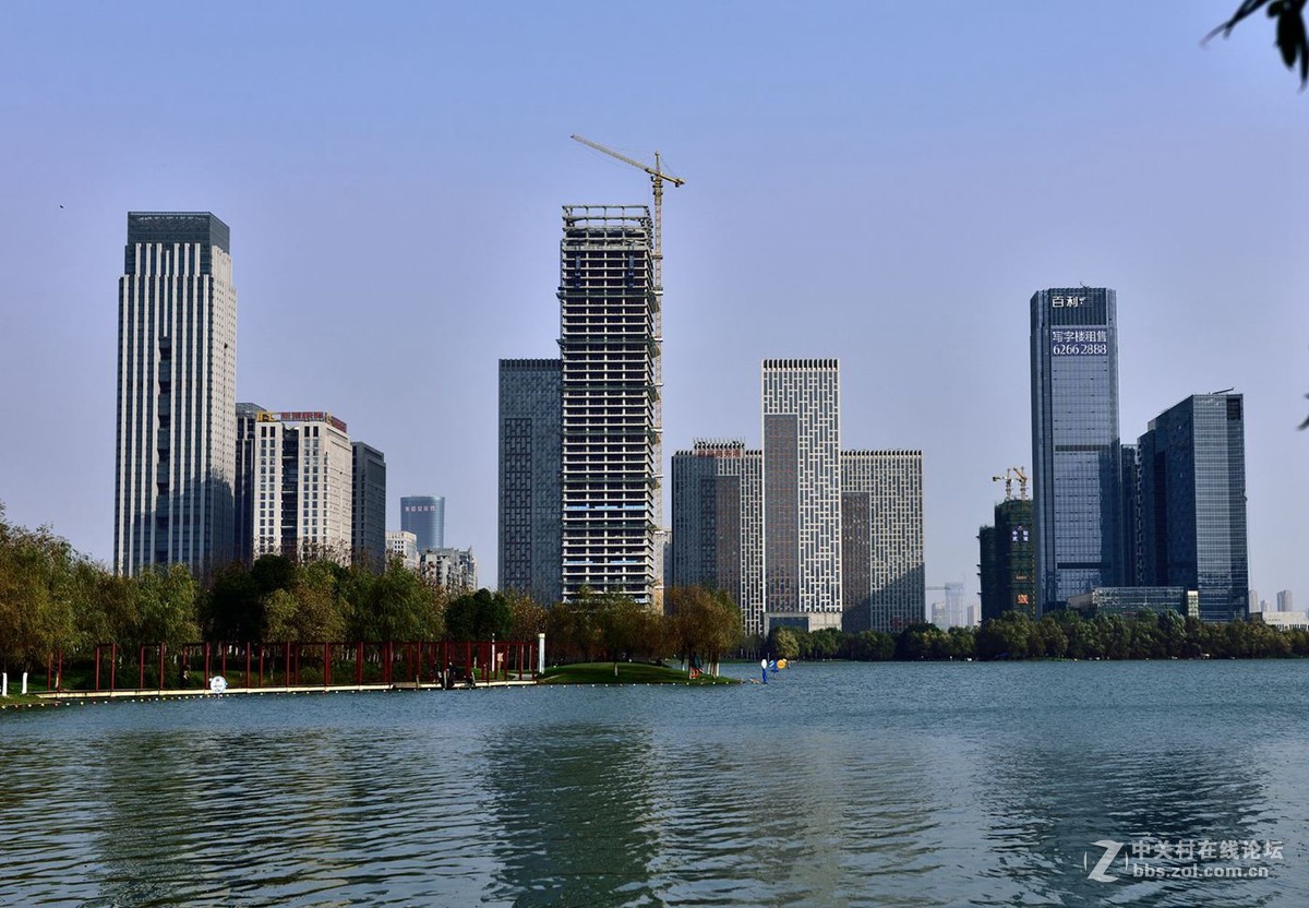 合肥市天鹅湖商务核心区美景