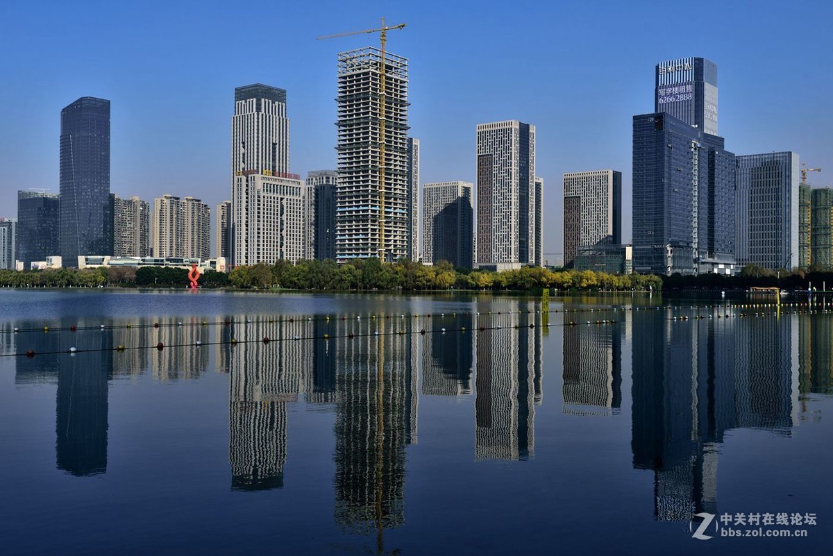 合肥市天鹅湖商务核心区美景