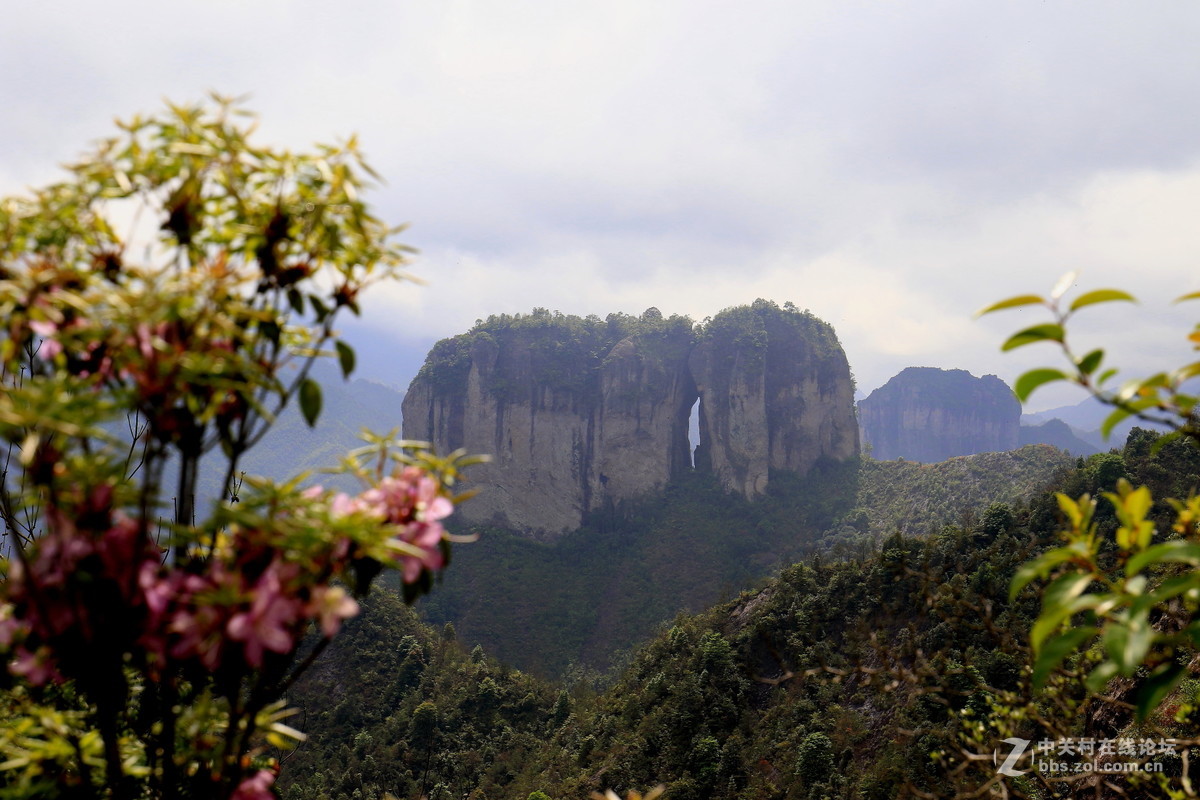 烟雨三月雁荡山脉