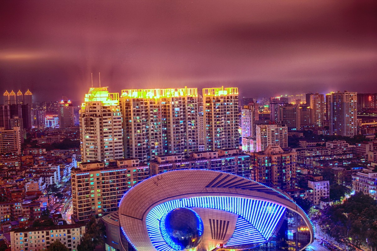 南宁市民族广场夜景