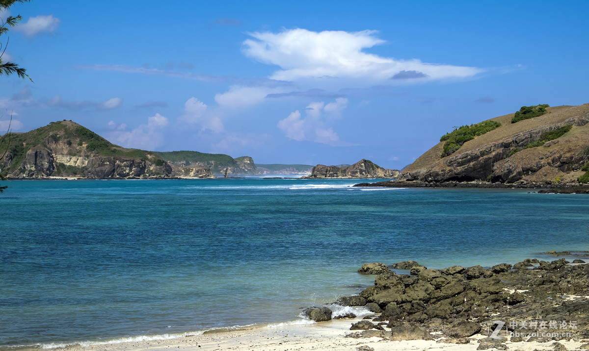 印度尼西亚龙目岛kuta海边风光