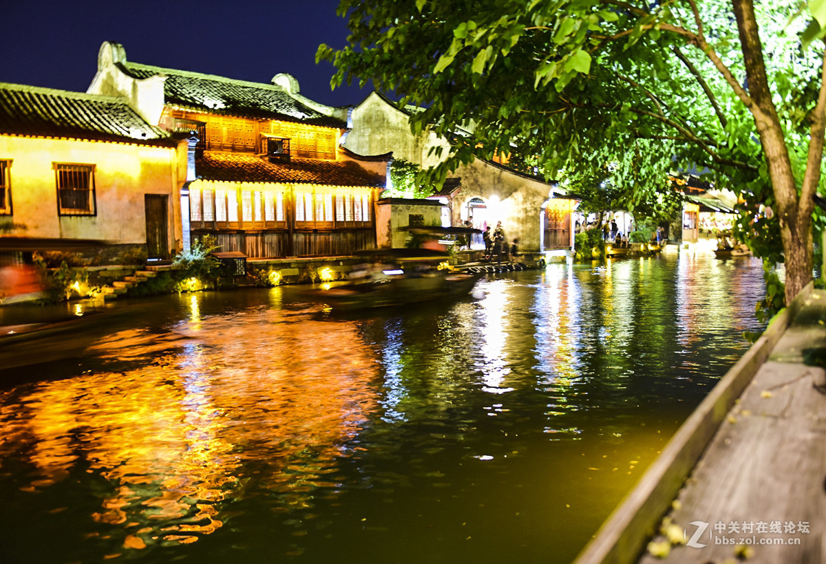 江南水乡乌镇夜景