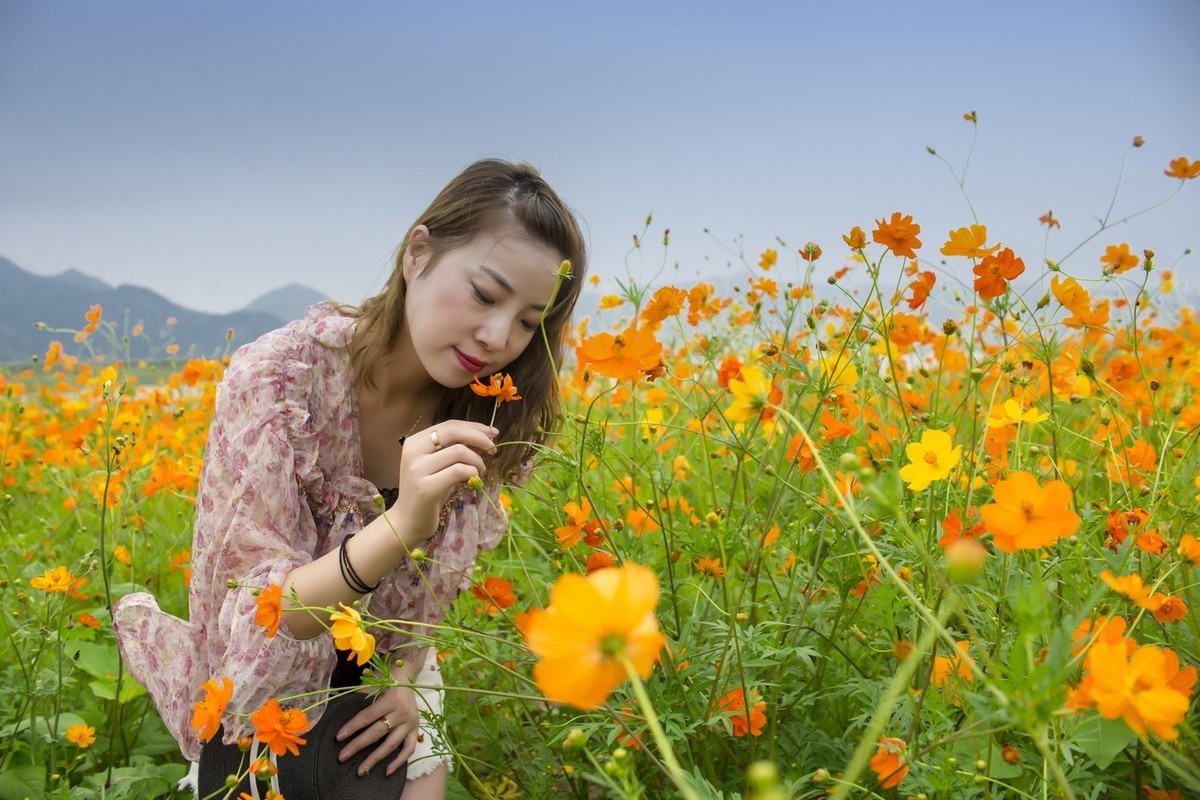 花海美女