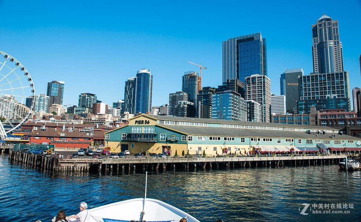 阿拉斯加路码头游轮观景