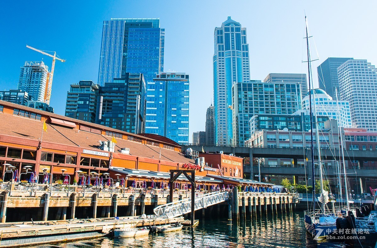 阿拉斯加路码头游轮观景