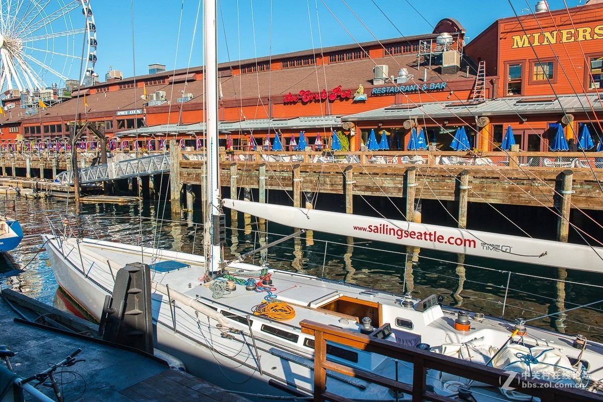 阿拉斯加路码头游轮观景