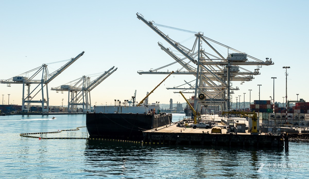 阿拉斯加路码头游轮观景