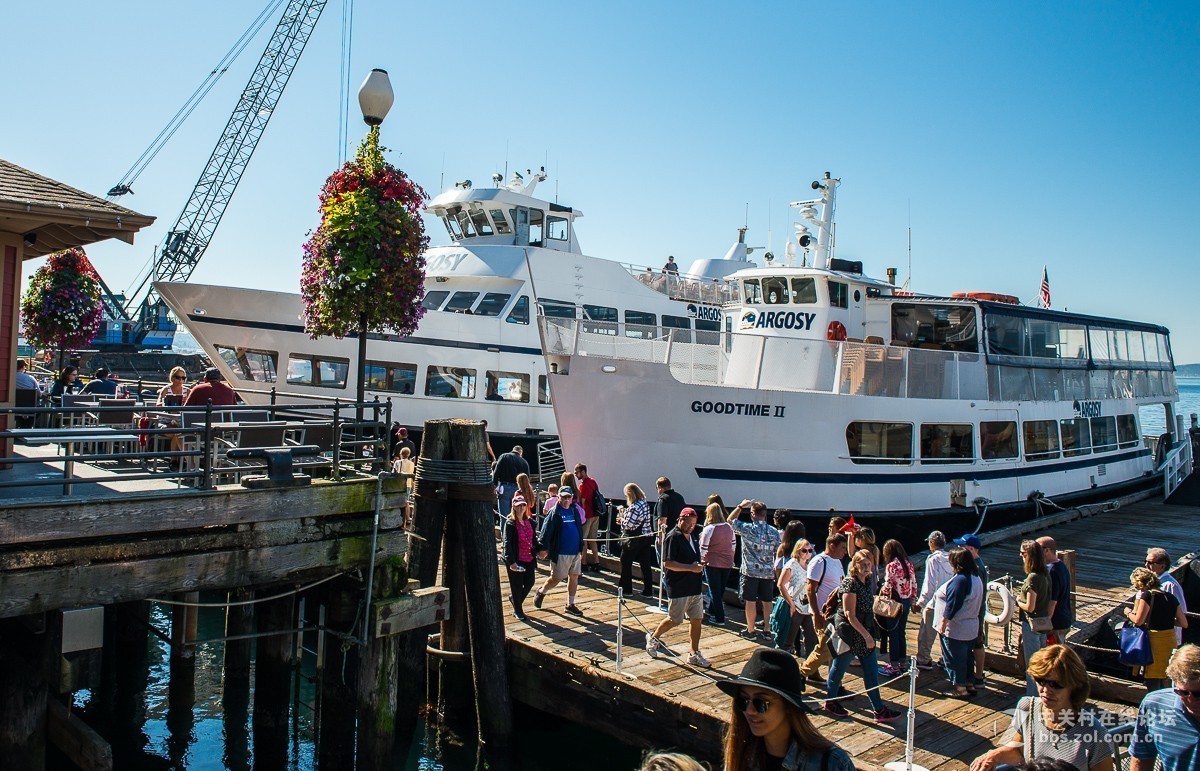 阿拉斯加路码头游轮观景