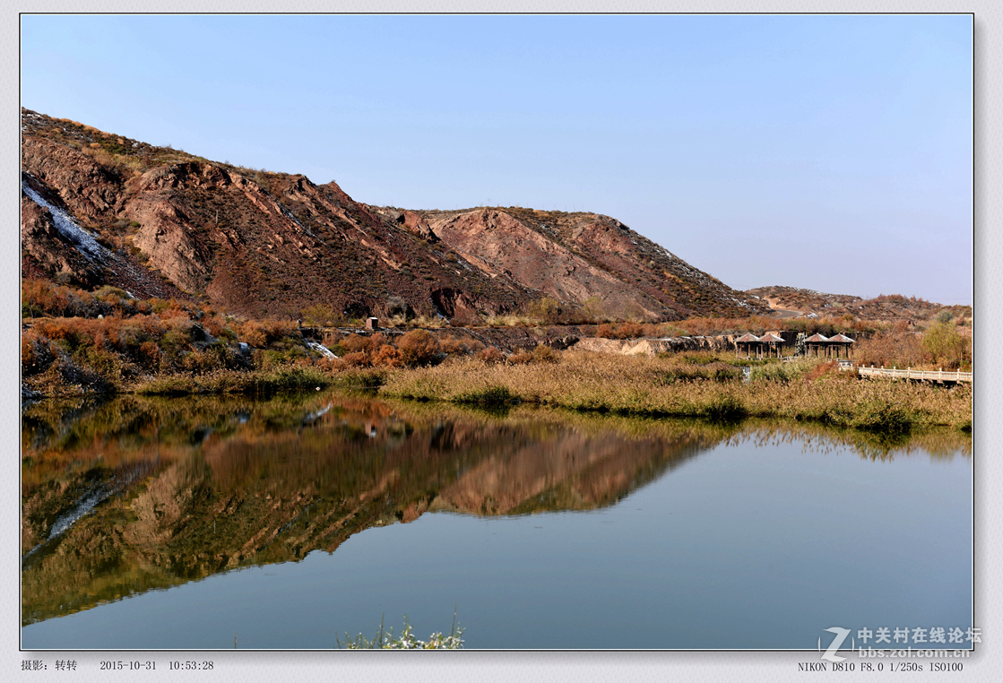 景泰县水沟湿地公园图片