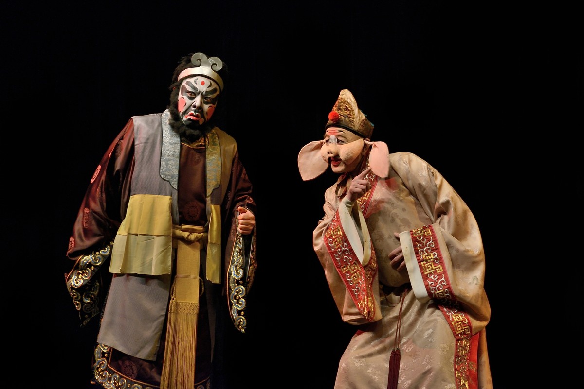 上海京剧院迎新贺岁演出神话京剧武戏盘丝洞习作一