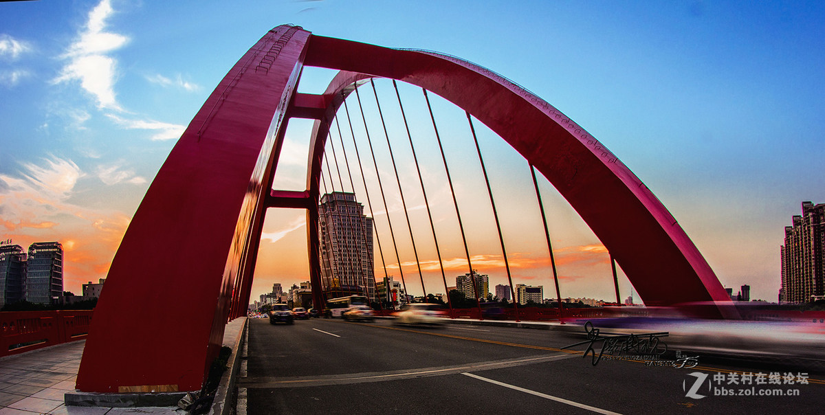 换个视觉看德阳彩虹桥