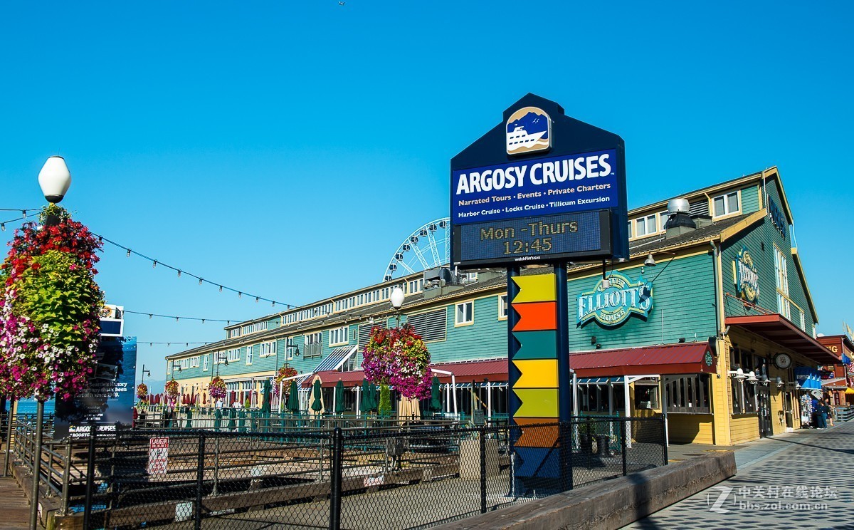 阿拉斯加路码头游轮观景