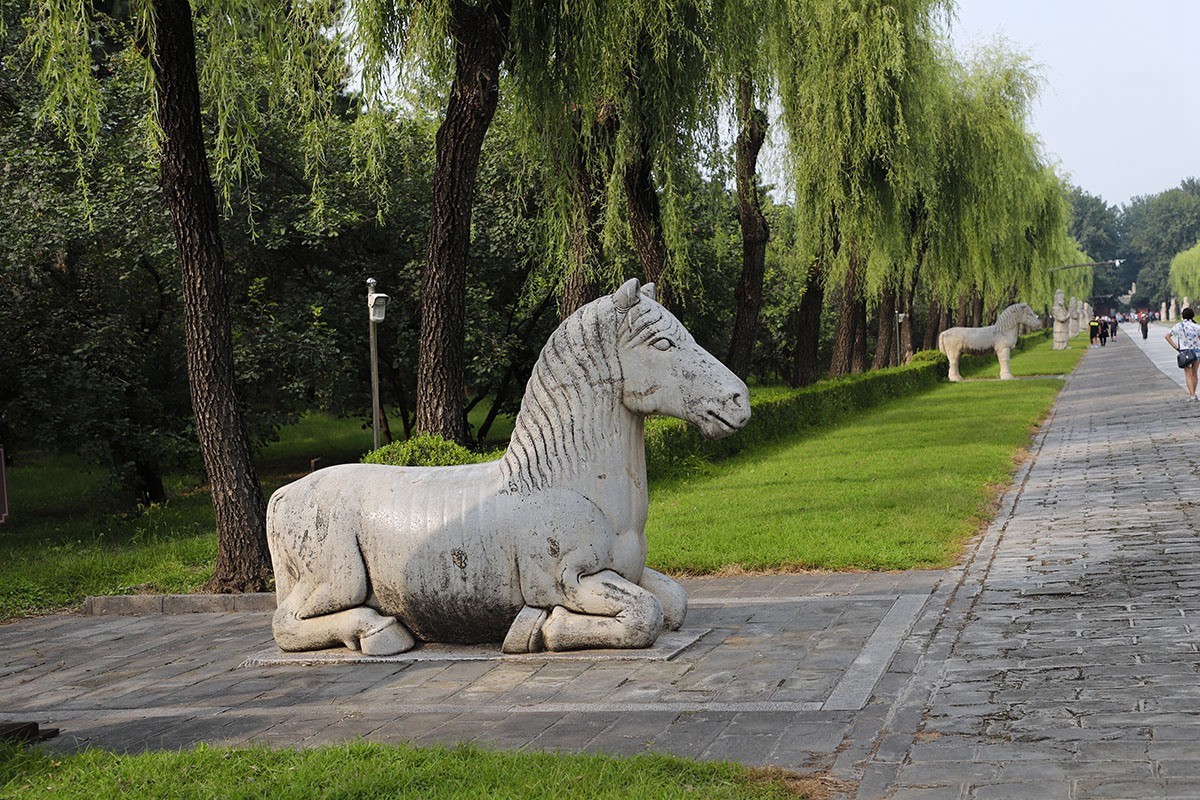 行走随拍十三陵神路~雕像