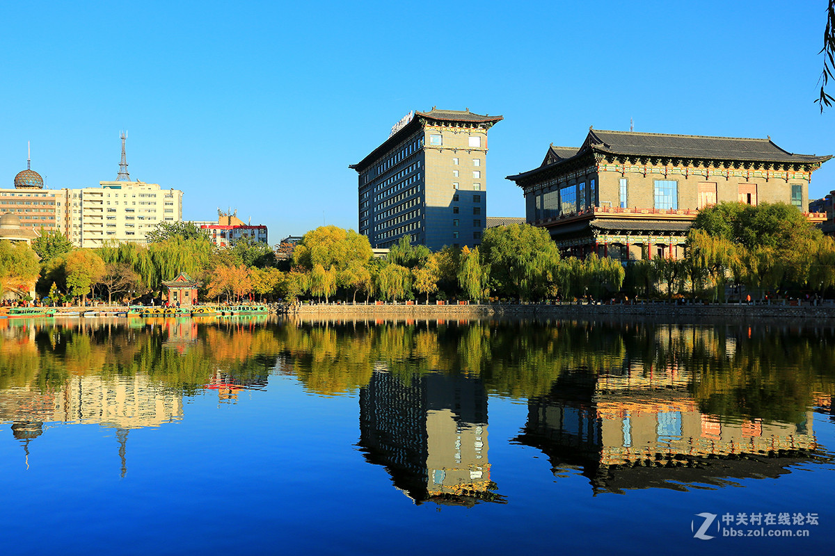 太原文瀛公園秋景