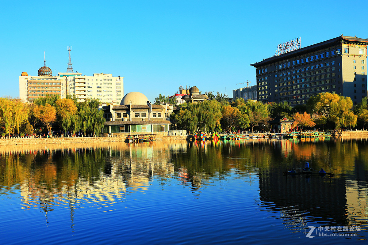 太原文瀛公園秋景