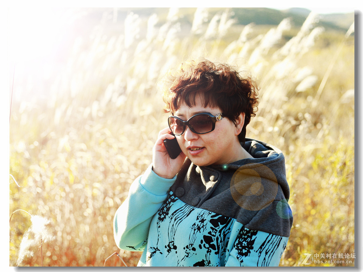 秋色中的人像！