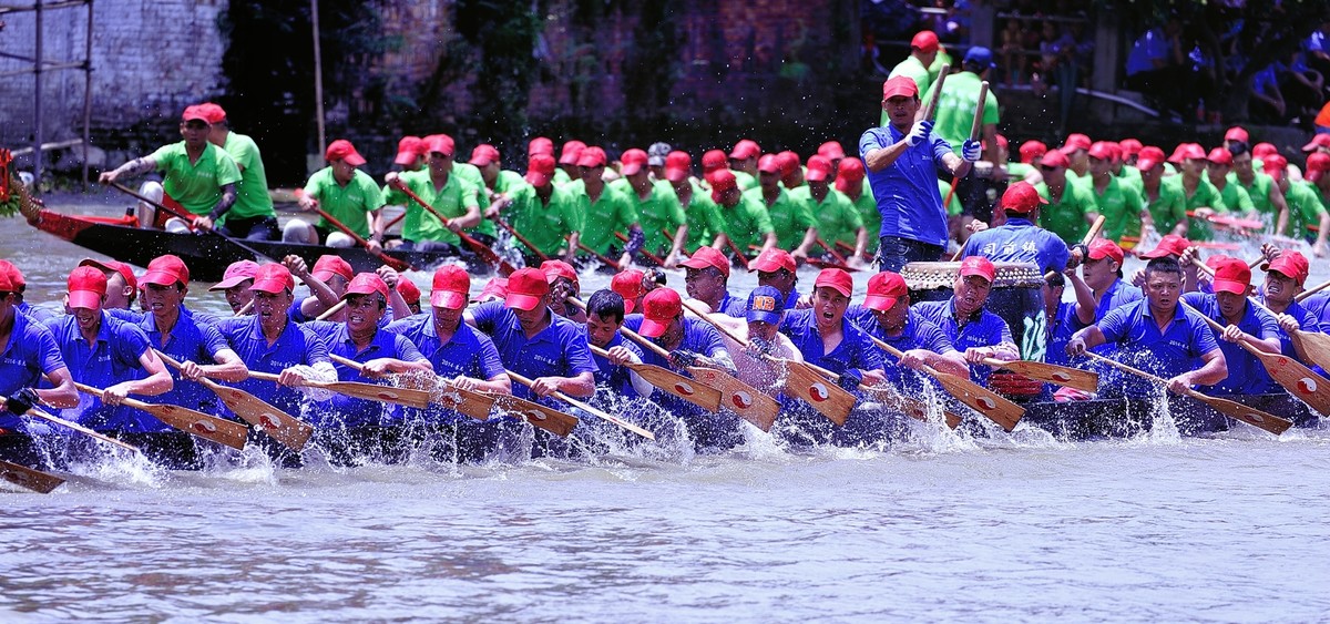 司前龙舟竞渡——祝贺好友皓月长弓荣任侨乡版主