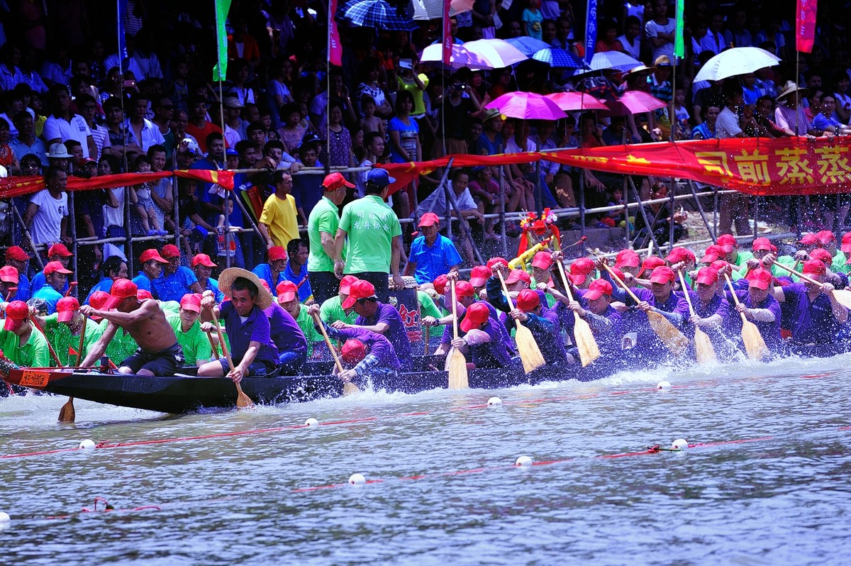 司前龙舟竞渡——祝贺好友皓月长弓荣任侨乡版主