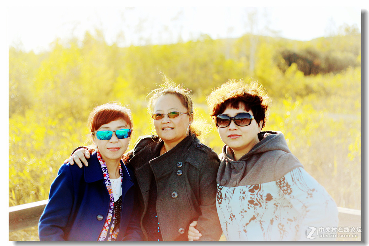 秋色中的人像！