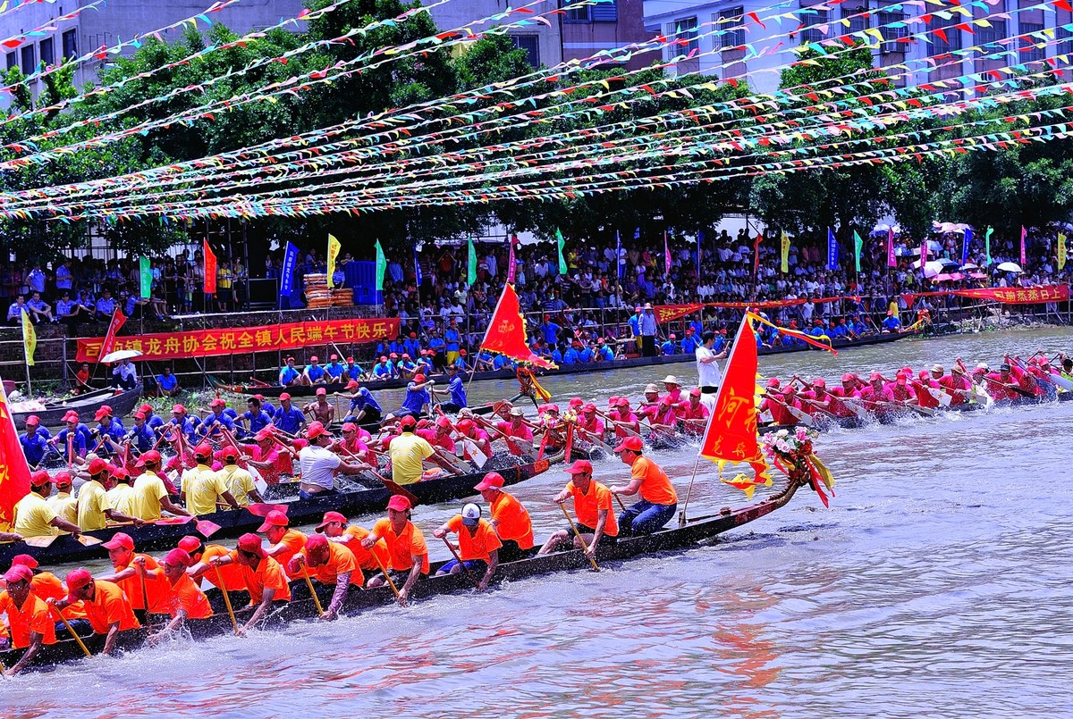 司前龙舟竞渡——祝贺好友皓月长弓荣任侨乡版主