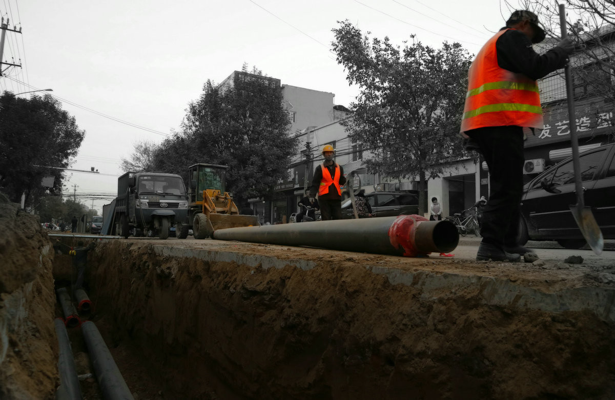 供热管道施工纪实