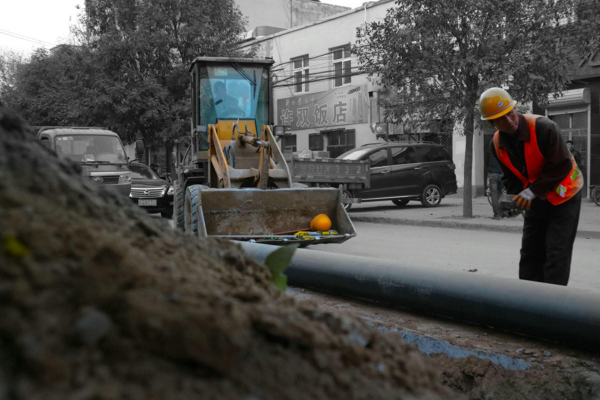供热管道施工纪实