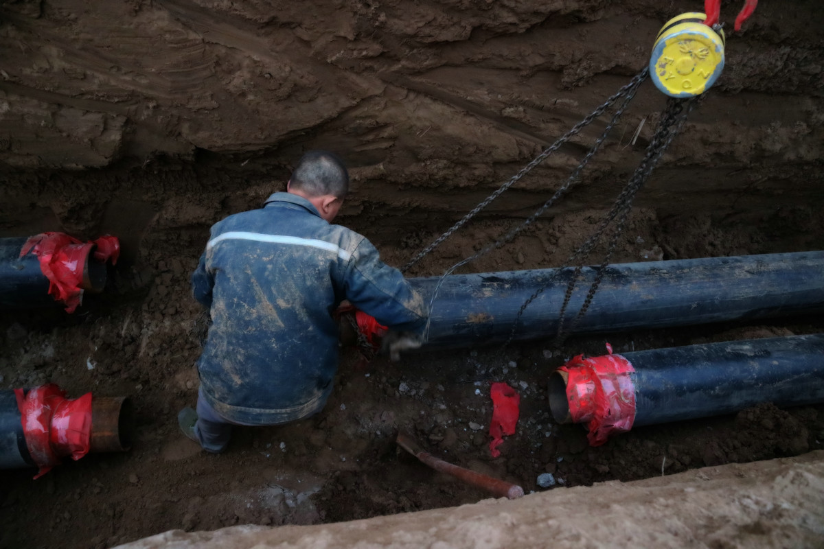 供热管道施工纪实