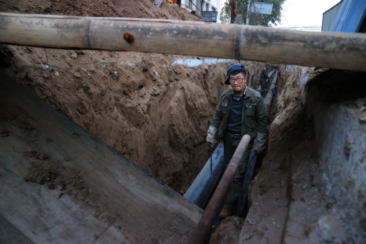 供热管道施工纪实