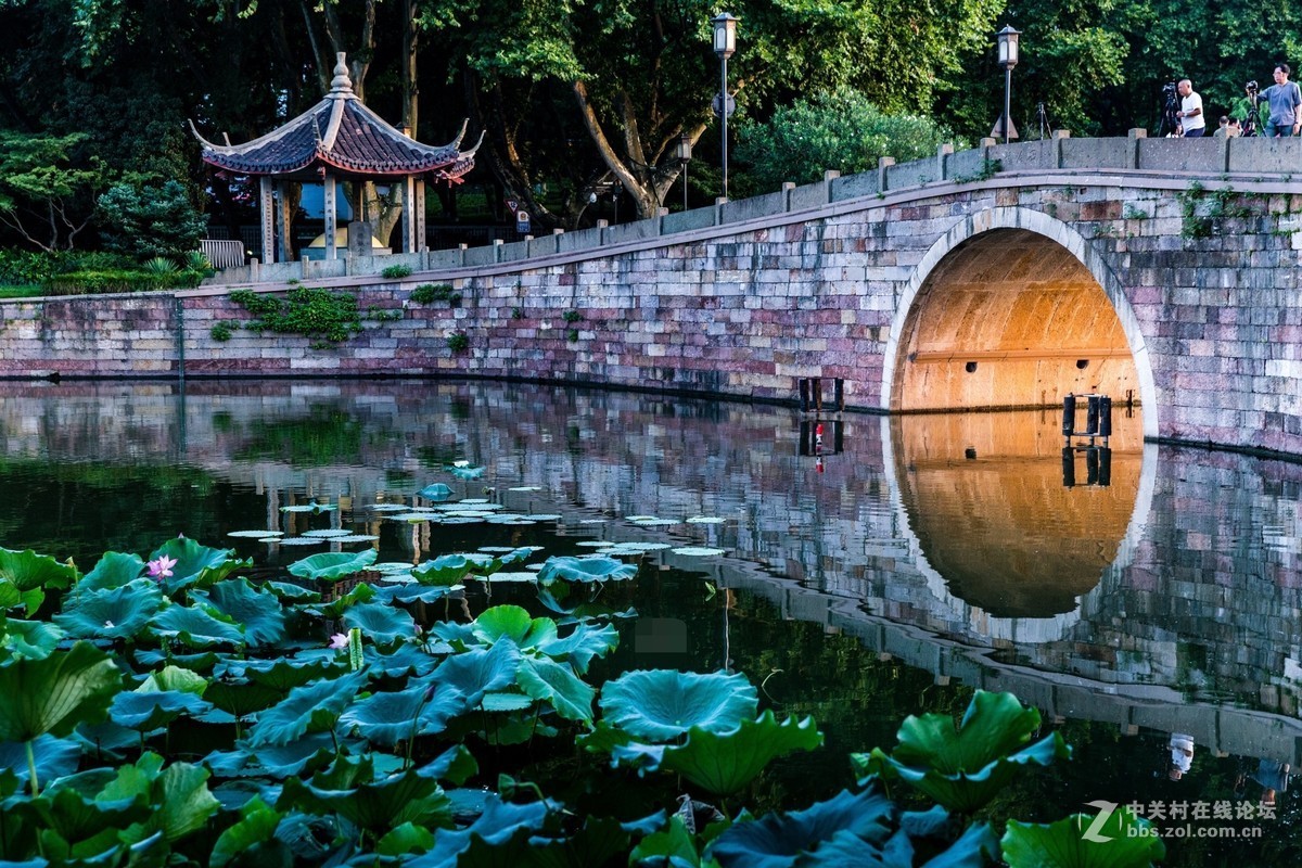 西湖长桥，城隍阁，保叔塔，断桥，珠海渔女
