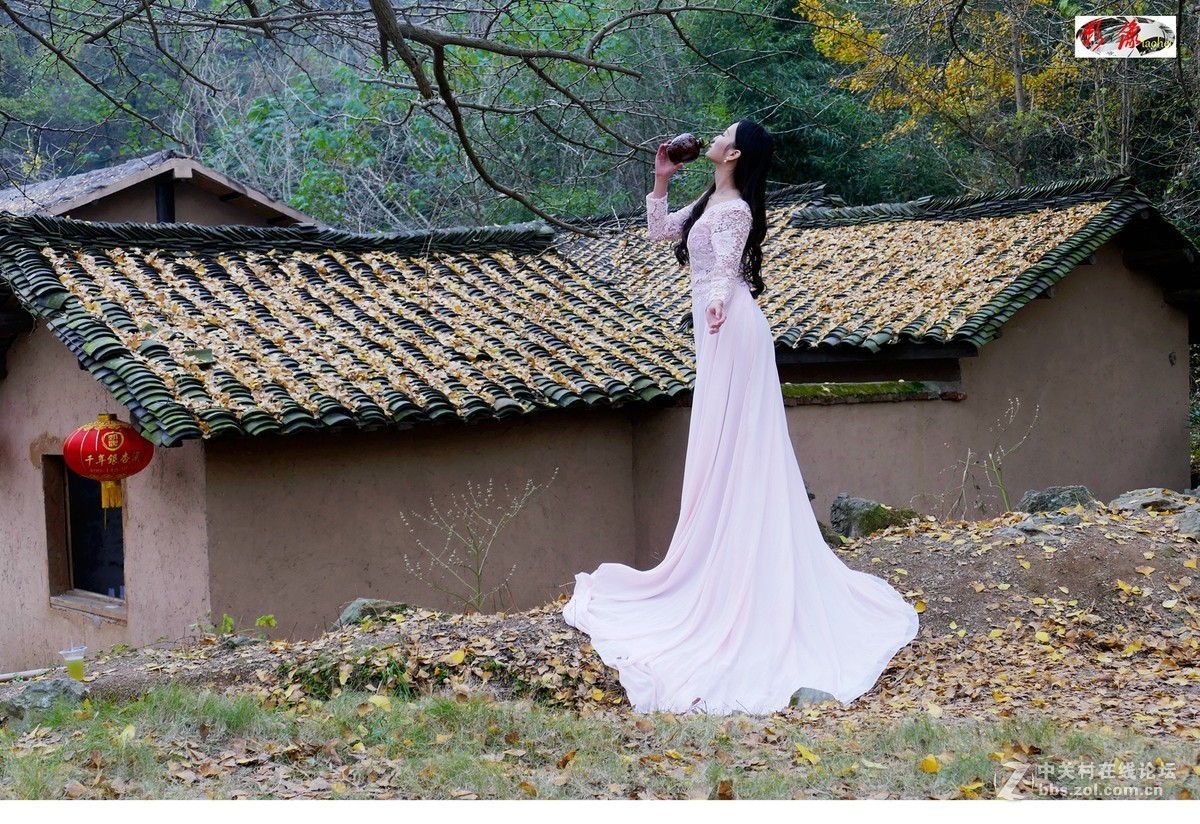 端酒壺的妙齡女郎