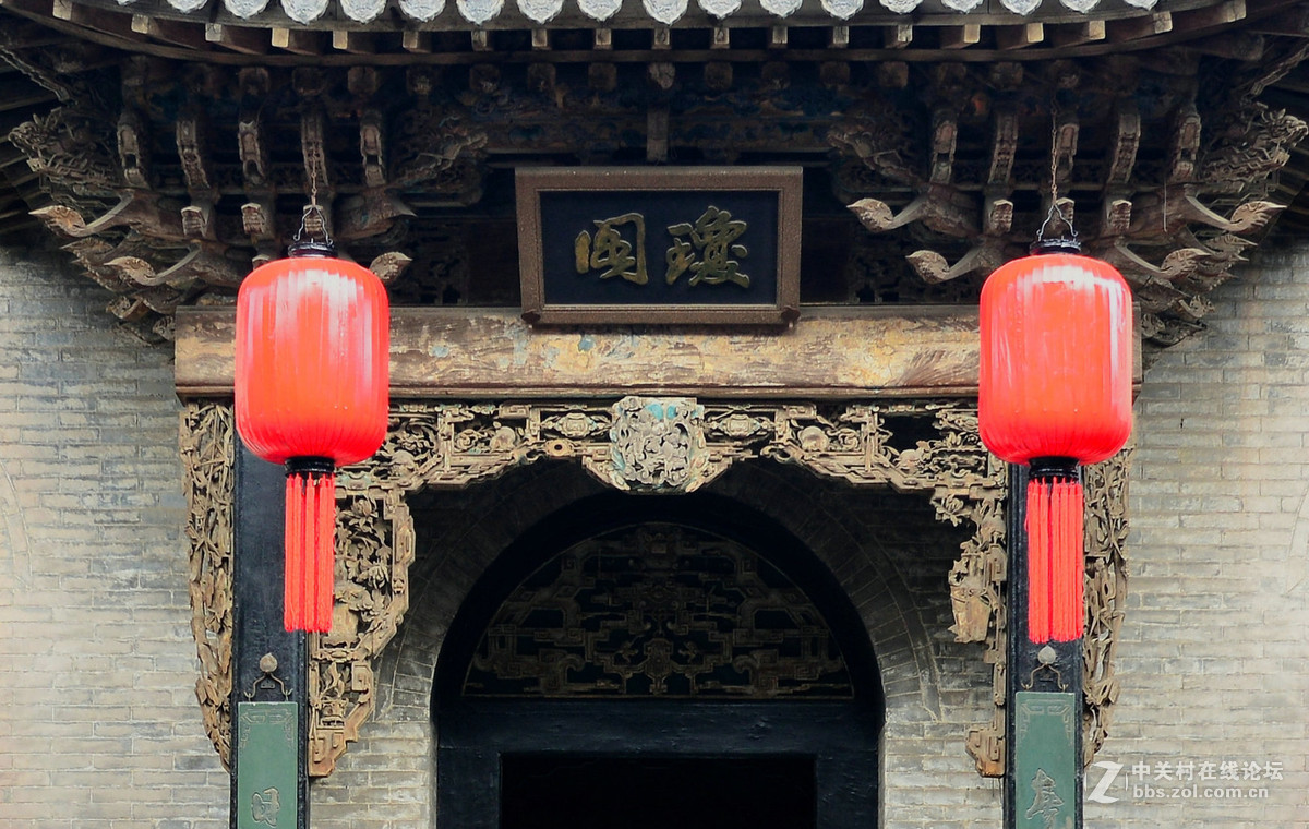 山西乔家大院门楼欣赏
