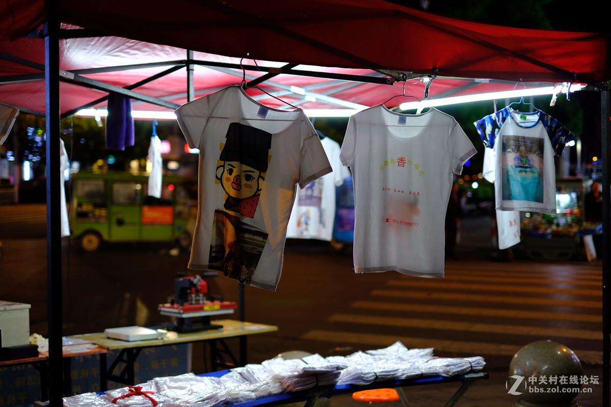 小吃街夜色