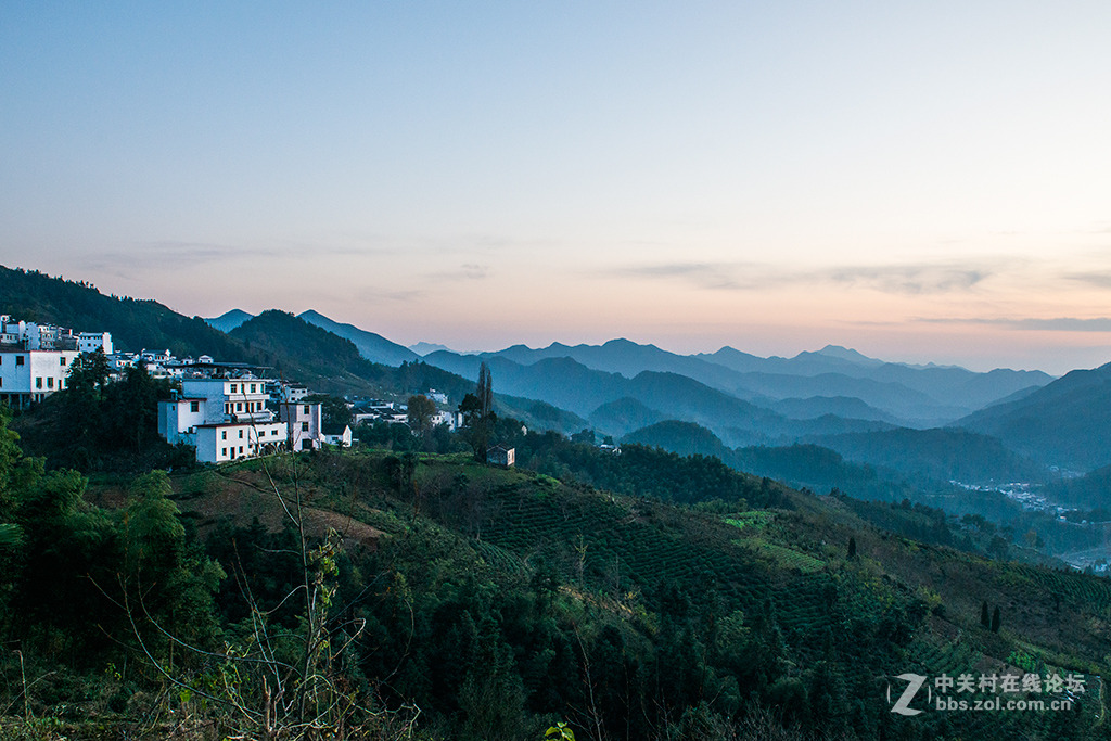皖南坡山村之夕阳2015.11.26.