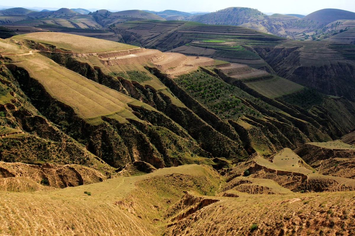 革命的摇篮陕北黄土高坡新貌