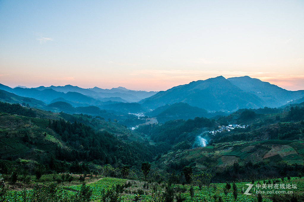 皖南坡山村之夕阳2015.11.26.