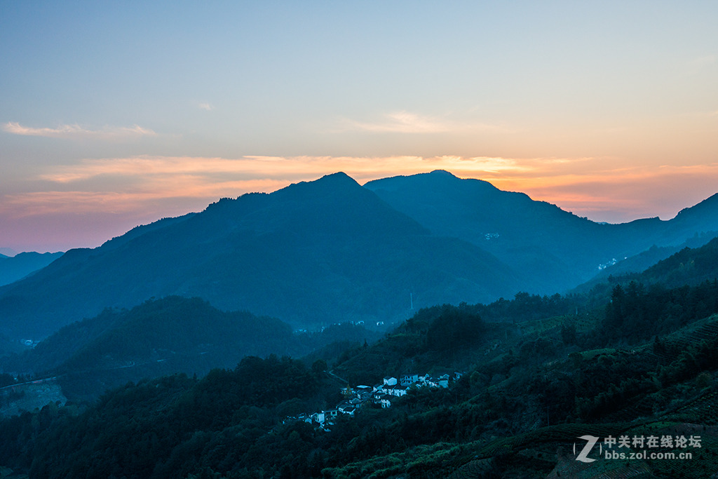 皖南坡山村之夕阳2015.11.26.