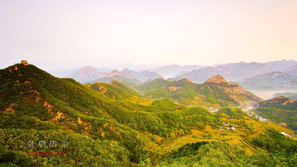 長城秋色二江山如此多嬌