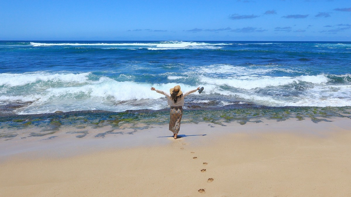 #佳能月赛-人间四月天#在那个浪漫的季节，去了夏威夷……