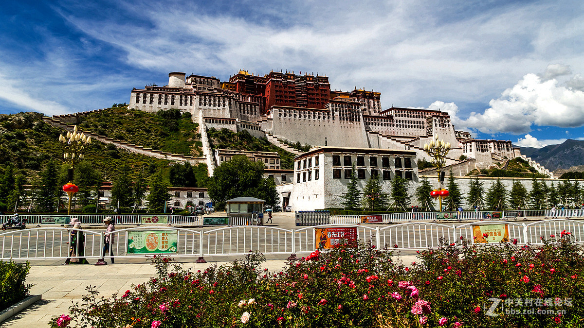 #佳能月赛-城市光影#新藏线骑游随拍——布达拉宫