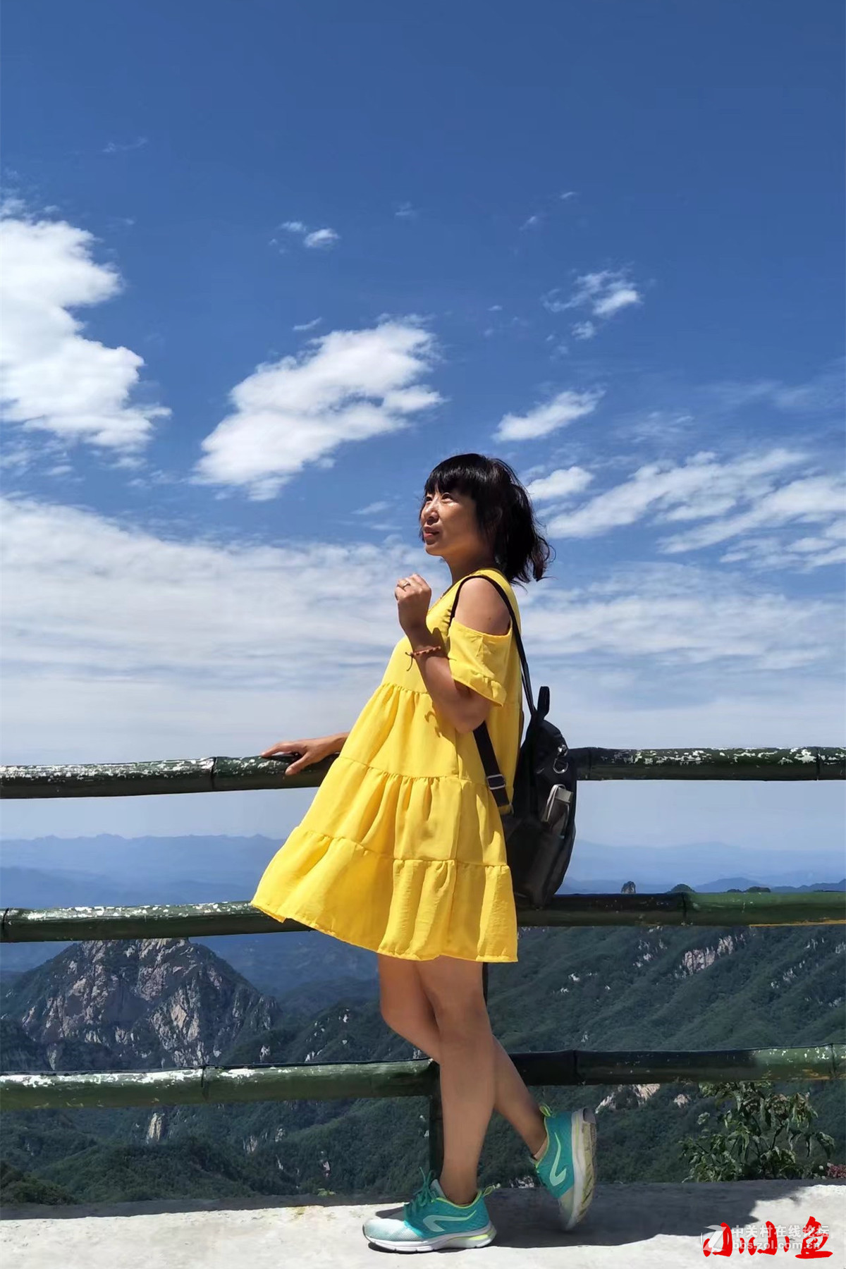 登河南第一高玻璃观景台  观中原云海